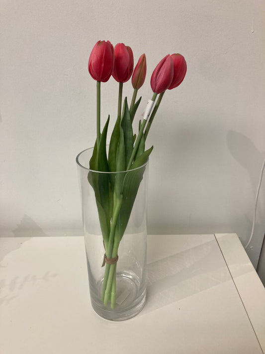 Fresh Touch Tulips - Rose 16"